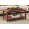 Alaterre Furniture Country Cottage 42"L Coffee Table, Red Antique Finish ACCA11RA
